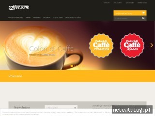 Zrzut ekranu strony www.coffeezone.sklep.pl