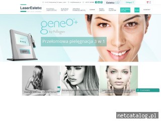 Zrzut ekranu strony www.laserestetic.pl