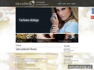 Zrzut ekranu strony www.jubilerotwock.pl