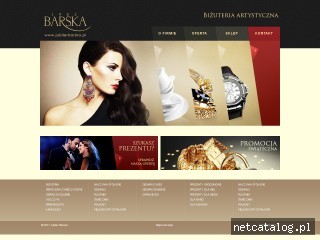 Zrzut ekranu strony www.jubilerbarska.pl