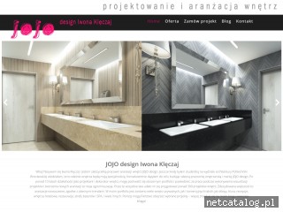 Zrzut ekranu strony www.jojodesign.com.pl