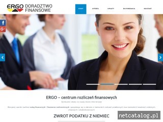 Zrzut ekranu strony www.ergo.opole.pl