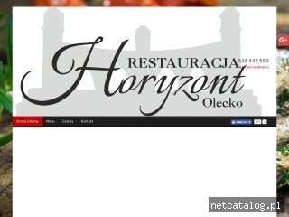 Zrzut ekranu strony restauracjahoryzont.pl