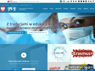 Zrzut ekranu strony www.sum.edu.pl