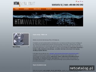 Zrzut ekranu strony htm-waterjet.pl