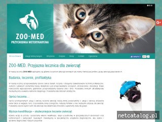 Zrzut ekranu strony zoo-med.pl