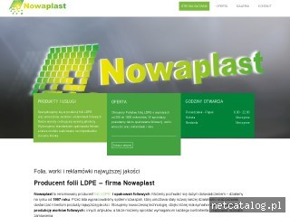 Zrzut ekranu strony nowaplast.pl