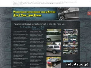 Zrzut ekranu strony www.trim-line.pl