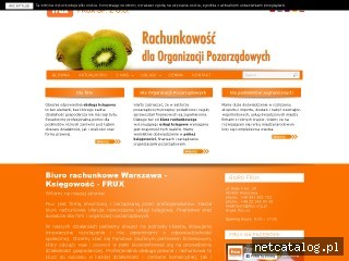 Zrzut ekranu strony frux.org.pl