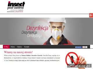 Zrzut ekranu strony deratyzacja-belchatow.pl