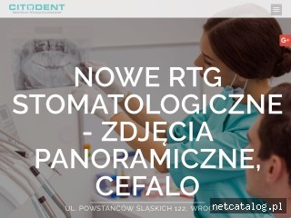 Zrzut ekranu strony citodent.pl