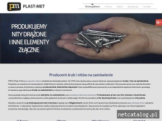 Zrzut ekranu strony www.plast-met.info.pl