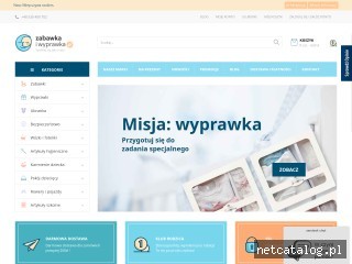 Zrzut ekranu strony zabawkaiwyprawka.pl