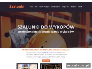 Zrzut ekranu strony www.szalunkiweb.pl
