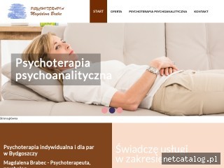 Zrzut ekranu strony brabec-psychoterapia.pl