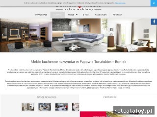 Zrzut ekranu strony boniek-meble.com.pl
