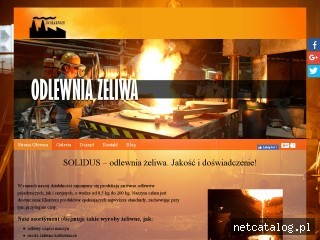 Zrzut ekranu strony solidusodlewnia.pl