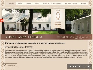 Zrzut ekranu strony www.bobrza.pl