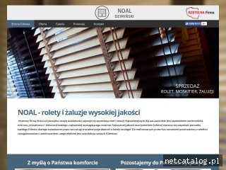 Zrzut ekranu strony roletyzaluzjenoal.pl