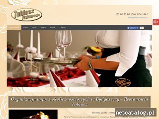 Zrzut ekranu strony restauracja-tobiasz.pl