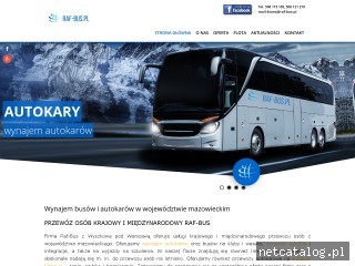 Zrzut ekranu strony raf-bus.pl