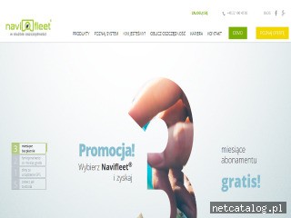 Zrzut ekranu strony www.navifleet.pl