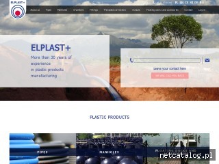 Zrzut ekranu strony elplastplus.pl