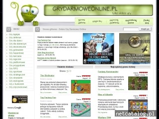 Zrzut ekranu strony www.grydarmoweonline.pl