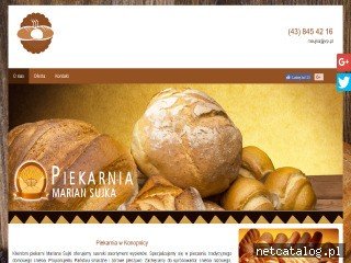 Zrzut ekranu strony piekarniakonopnica.pl