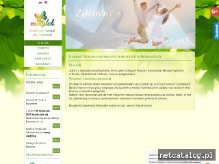 Zrzut ekranu strony www.terapiedlazdrowia.com.pl