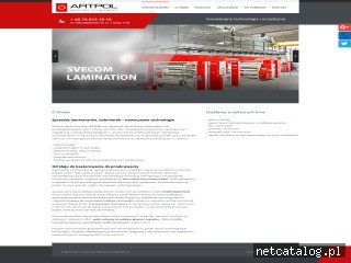 Zrzut ekranu strony artpoltech.com.pl