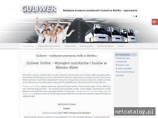 Zrzut ekranu strony www.guliweronline.pl