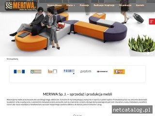 Zrzut ekranu strony meriwa.pl
