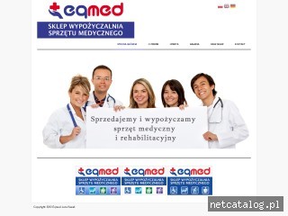 Zrzut ekranu strony www.eqmed.pl