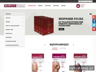 Zrzut ekranu strony www.medpharm.pl