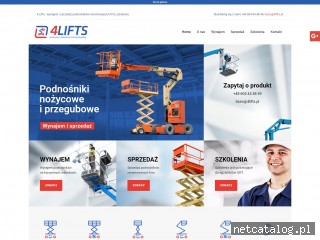Zrzut ekranu strony www.4lifts.pl