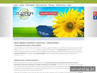 Zrzut ekranu strony www.zuzper.pl