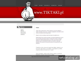 Zrzut ekranu strony www.tiktaki.com