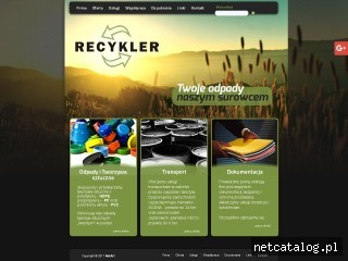 Zrzut ekranu strony recykler.szczecin.pl