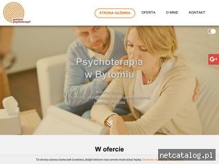 Zrzut ekranu strony psychoterapeutabytom.pl