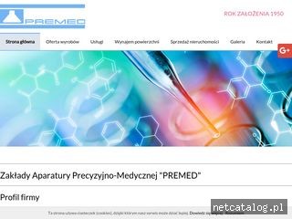 Zrzut ekranu strony premedmarki.pl