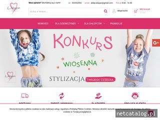 Zrzut ekranu strony www.sklep-lalayan.pl