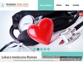 Zrzut ekranu strony internista-wroclaw.pl