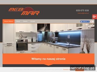 Zrzut ekranu strony mebmar.pl