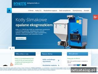 Zrzut ekranu strony www.lokus.opoczno.pl