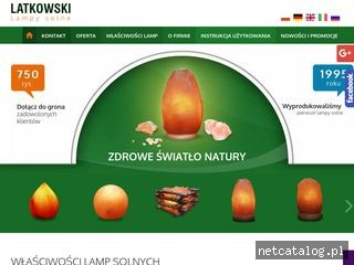 Zrzut ekranu strony www.latkowski.pl