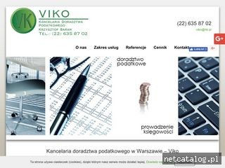 Zrzut ekranu strony viko.waw.pl