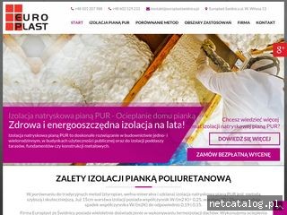 Zrzut ekranu strony www.europlastswidnica.pl