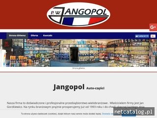 Zrzut ekranu strony www.jangopol.pl