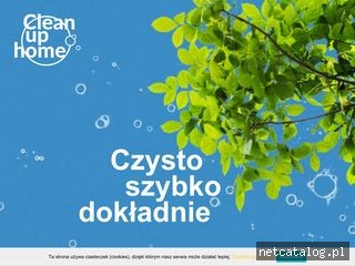 Zrzut ekranu strony cleanuphome.com.pl